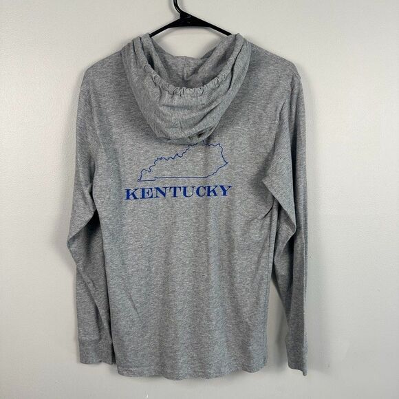 Southern Tide Womens Hoodie Sweatshirt Size Small Grey Kentucky - Picture 4 of 4